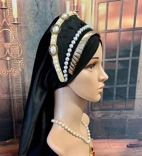 tudor headband|elizabeth tudor headdress.